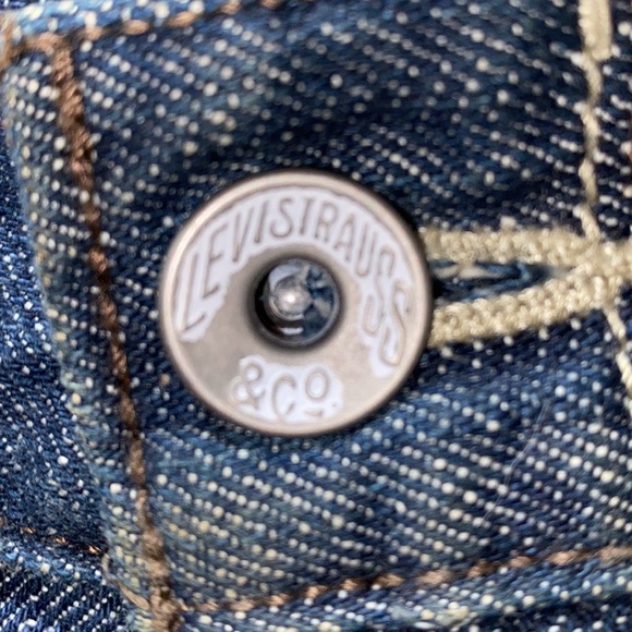 MEN’S LEVI STRAUSS & CO LEVI’S SLIM STRAIGHT 514 BLUE DENIM JEANS SZ W 30/L30 - Picture 7 of 14